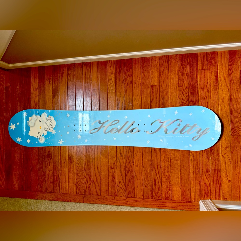 Vintage Sanrio Hello Kitty Snowboard